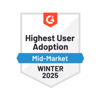 marvia g2 highest user adoption mid market
